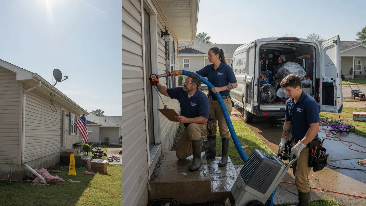 Ceiling Water Damage Restoration in Reed City, MI near me
